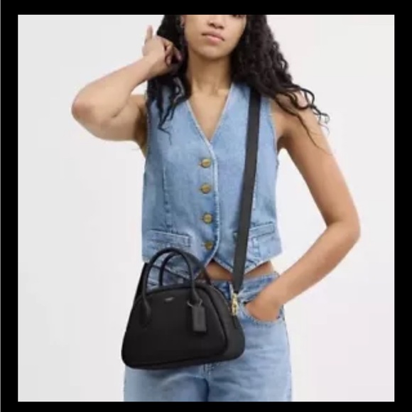 Coach Borough Bowling Bag in Colour Black new - Picture 14 of 14